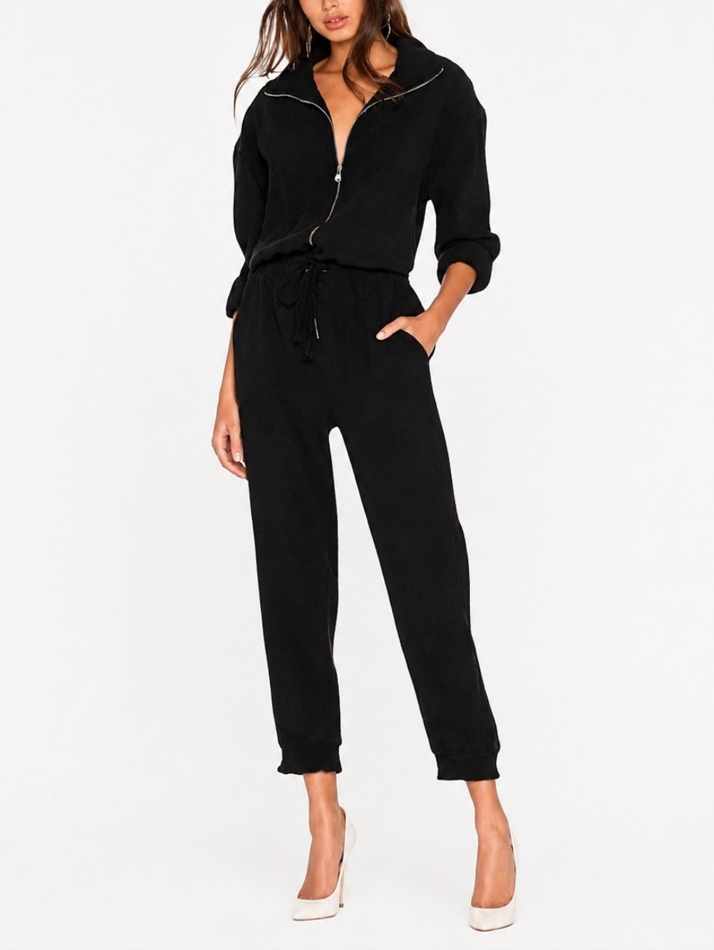 Nanushka | Mercury Parachute Jumpsuit In Black ~ Size Medium